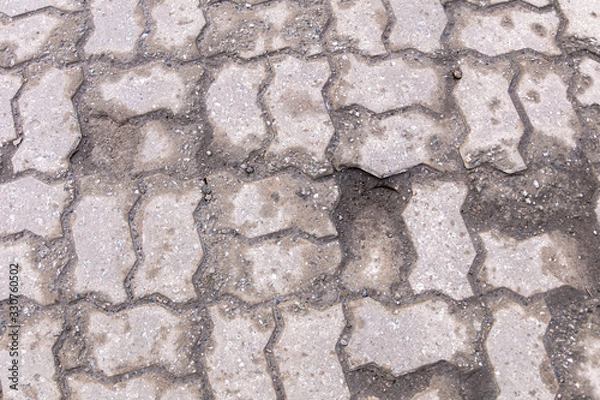 Fototapeta Tile pattern, stone backgrounds and textures.