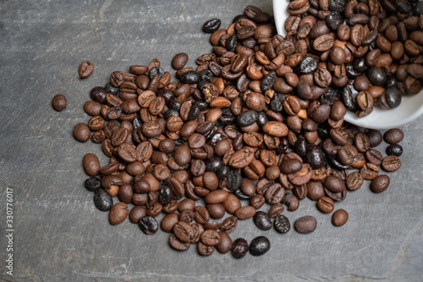 Obraz café en grano torrefacto
