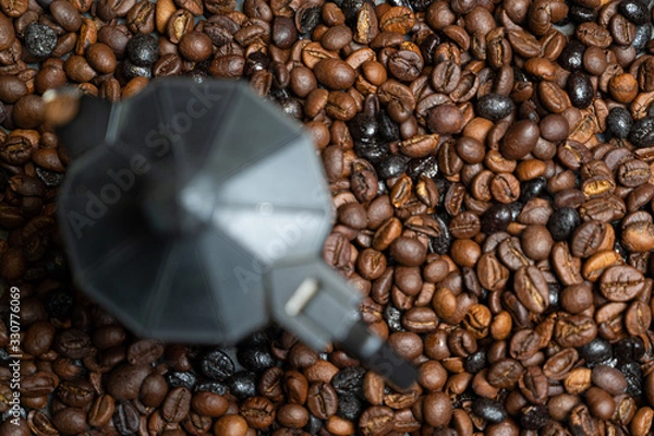 Obraz granos de cafe