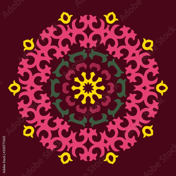 Obraz Caucasian ornament symbol