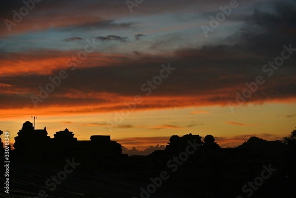 Obraz Beautiful orange sky