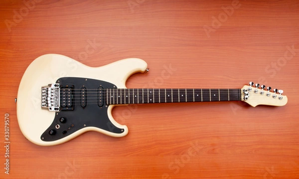 Fototapeta Guitar against the background