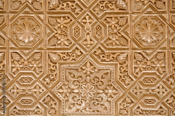 Obraz Alhambra Detail - Plasterwork
