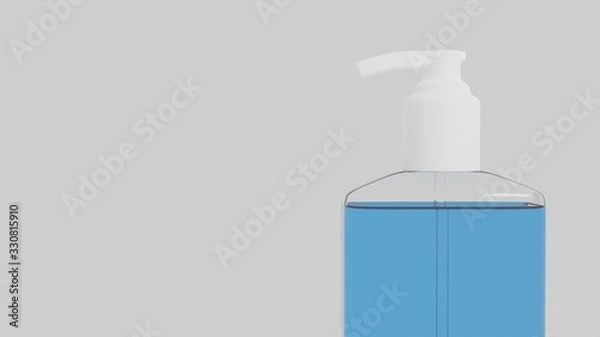 Obraz Hand Sanitizer Closeup