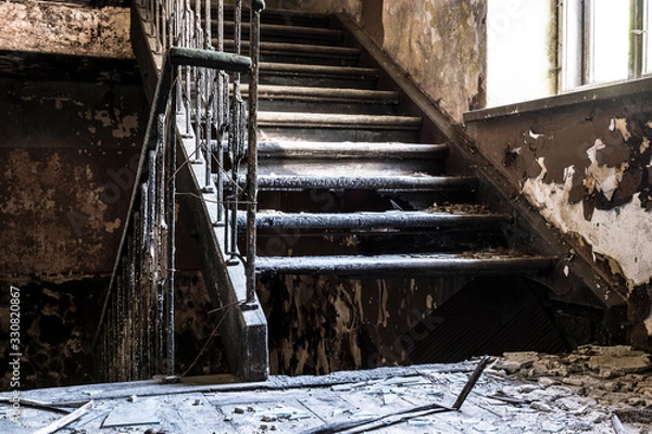 Obraz Spalone schody