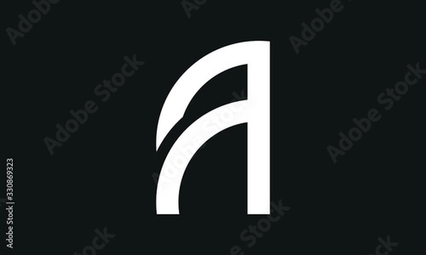 Fototapeta Initial letter A logo vector design template