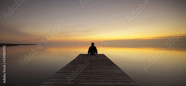 Obraz still ruht der See