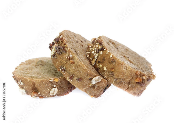 Obraz Bread isolated on white background