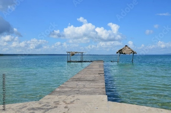 Obraz jetty on the sea