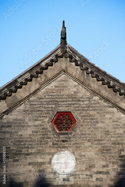 Obraz 中国传统建筑布局特写