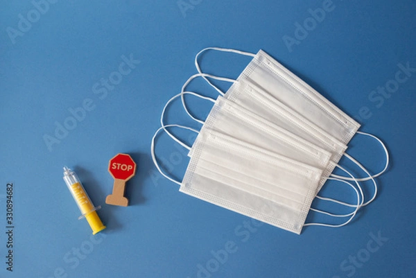 Obraz マスクと注射器