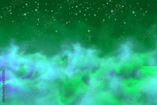 Fototapeta Abstract background design illustration of mysterious heaven concept with stars you can use for creation purposes