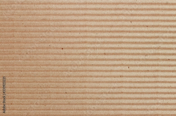 Obraz Brown cardboard sheet abstract background, texture of recycle paper box in old vintage pattern for design art work.