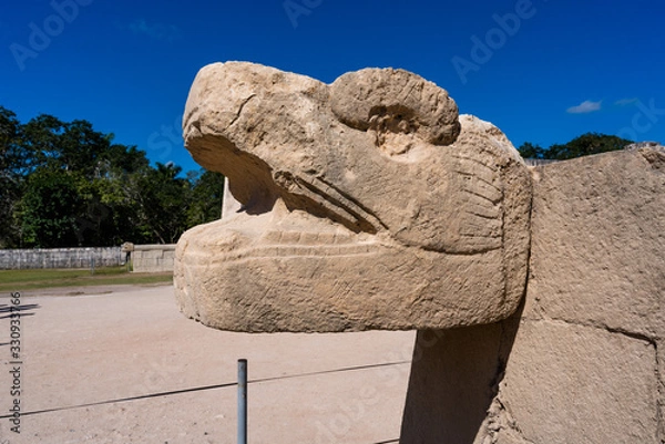 Obraz statue à Chichén Itzá