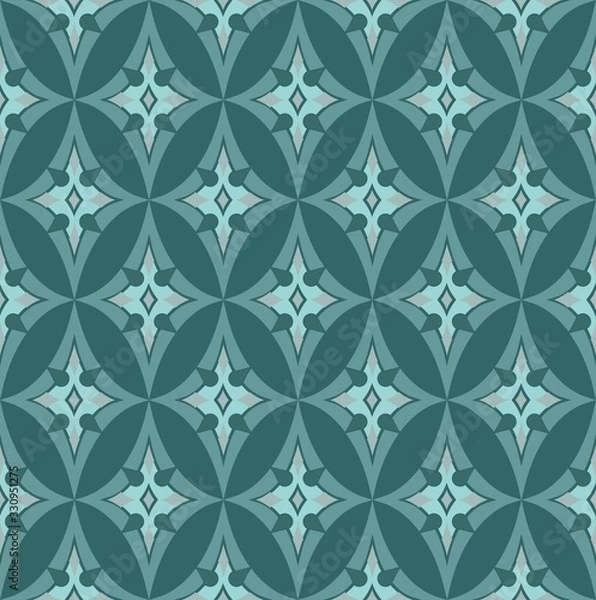 Obraz Seamless geometric pattern in op art design
