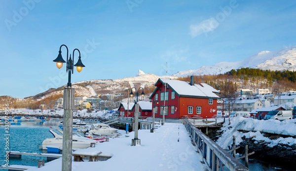 Fototapeta Narvik, beautiful polar destination in Norway