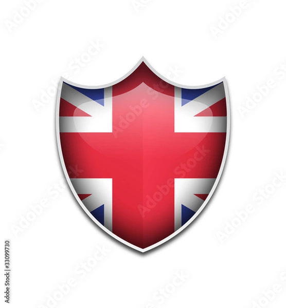 Obraz Union Jack Shield