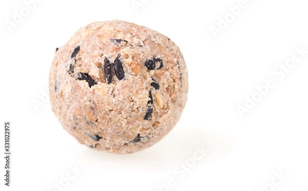 Obraz einzelner Meisenknödel, isoliert, Vogelfutter