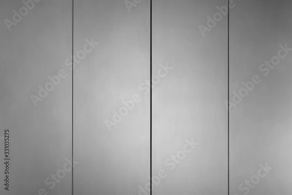 Fototapeta Gray wall paneling for background 