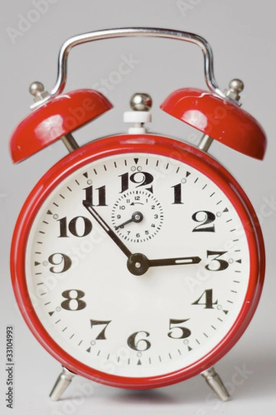 Obraz red alarm clock