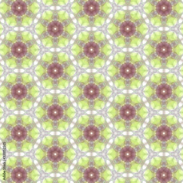 Fototapeta Trendy seamless Floral Pattern background. geometric intersecting striped illustration for wallpaper banner fabric garment digital printing graphic or concept design