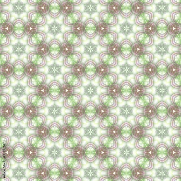 Fototapeta Trendy seamless Floral Pattern background. geometric intersecting striped illustration for wallpaper banner fabric garment digital printing graphic or concept design