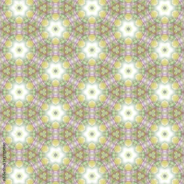 Fototapeta colorful kaleidoscopic pattern background. geometric intersecting striped illustration for wallpaper banner fabric garment digital printing graphic or concept design