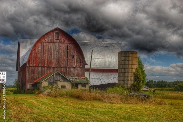 Fototapeta 0844 - Valentine Road Red I (0844-BAR-090117-1041A)