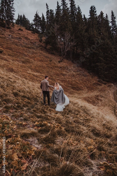 Obraz mountain wedding