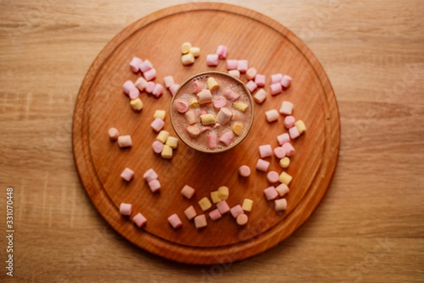 Obraz marshmallows cocoa