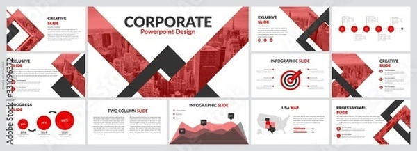 Fototapeta Creative Presentation Design Vector