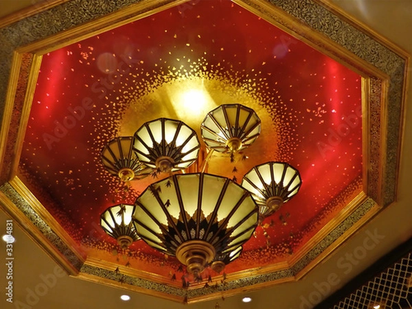 Fototapeta 照明　インテリア　和風