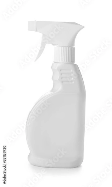 Fototapeta Bottle of air freshener on white background