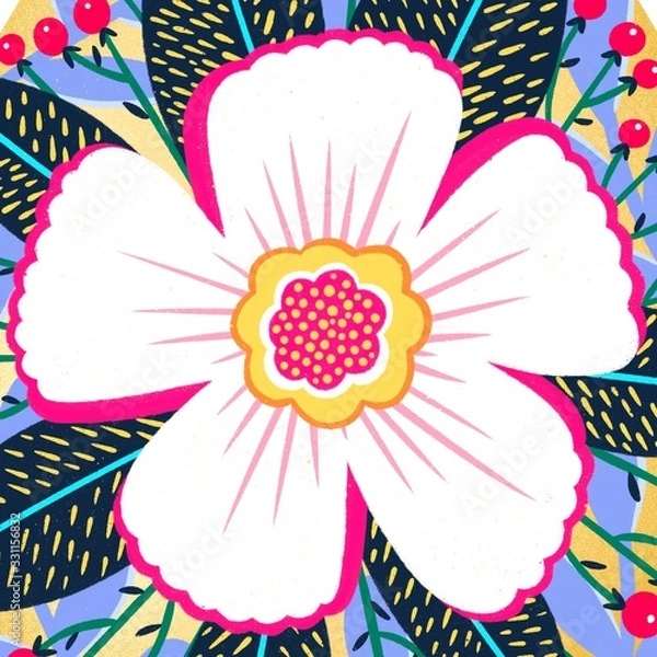 Obraz Cute hand drawn poster