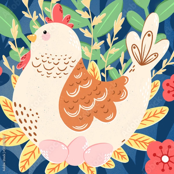 Obraz Cute hand drawn poster