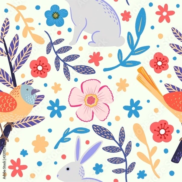 Obraz Cute hand drawn pattern