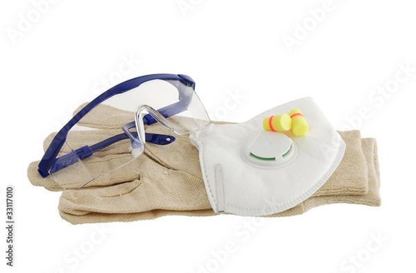 Fototapeta Working protection set