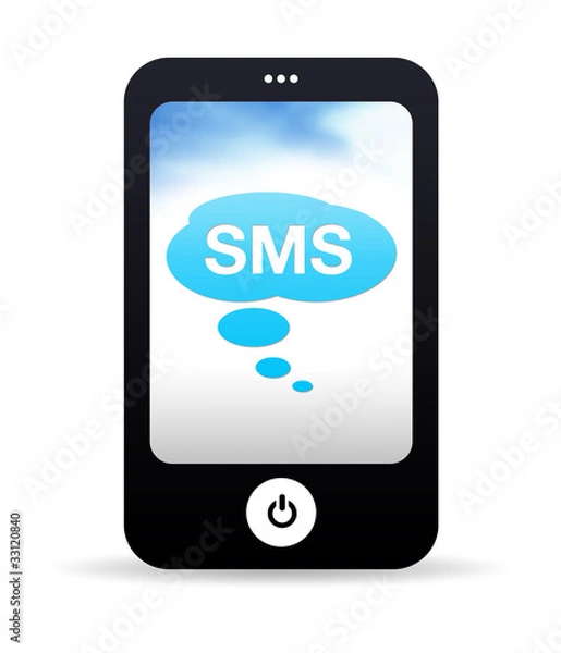 Fototapeta Mobile Phone SMS