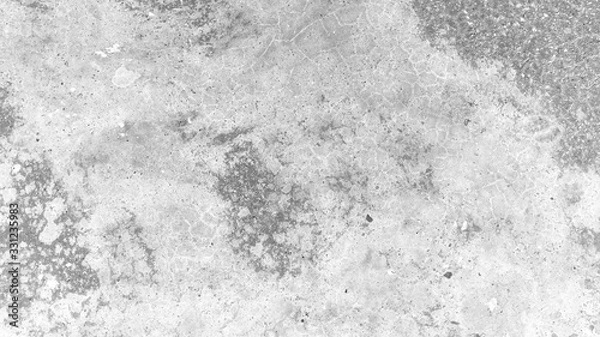 Fototapeta white concrete stone wall background. texture of cement floor