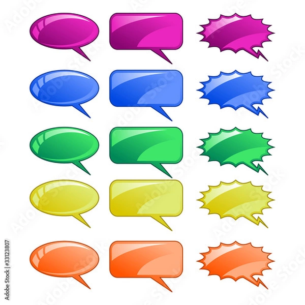 Obraz speech bubbles
