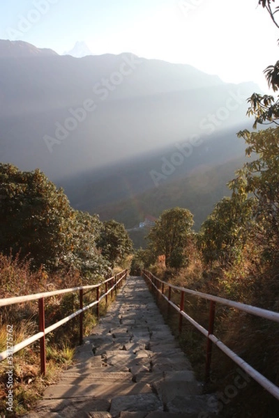 Obraz Mountain stairs