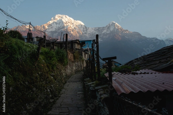 Obraz Village in the mountains