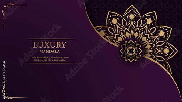 Obraz Creative luxury decorative mandala background