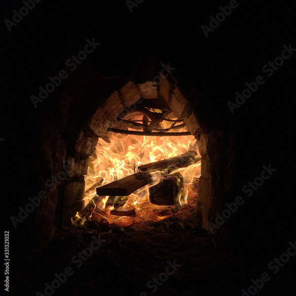 Fototapeta Owen bonfire 