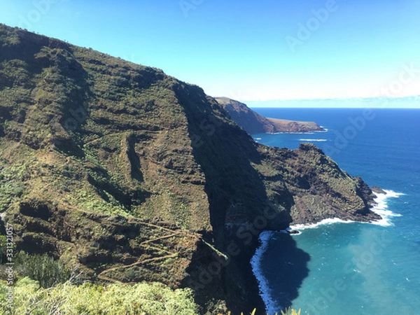 Fototapeta Cliffs of La Palma island