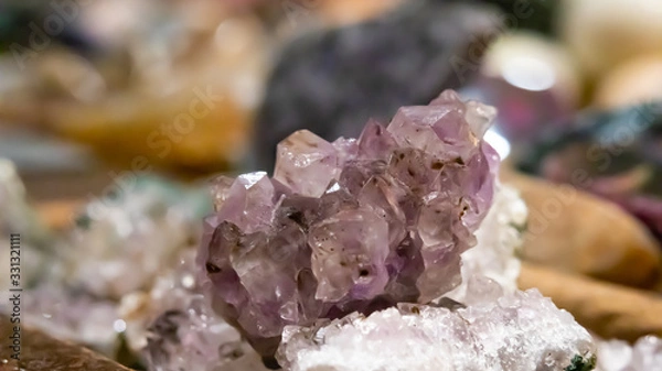 Obraz Rocks + chrystals close up