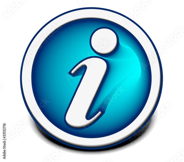 Fototapeta information web icon