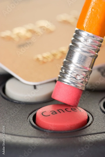 Obraz cancel the transaction