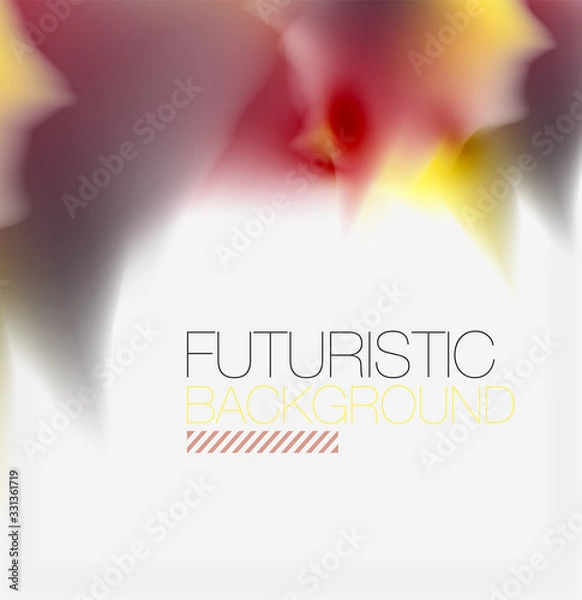 Fototapeta Liquid fluid color splashes abstract background, bright colorful shapes. Techno futuristic vector abstract background For Wallpaper, Banner, Background, Card, Book Illustration, landing page