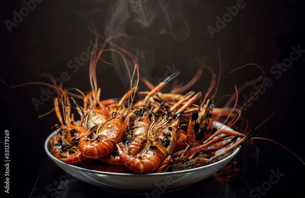 Obraz shrimp grilled